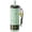 Mint Grid, variant on Sidagar 24 oz Ceramic Lined Insulated Water Bottle with Straw and Carry Strap, Green Brown Checker