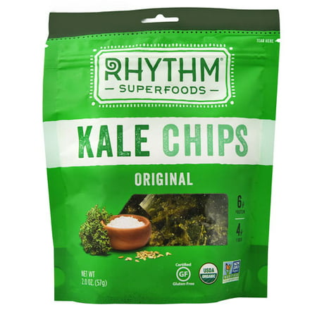 Rhythm Superfoods Organic Kale Chips Original -- 2 oz pack of (Best Tasting Kale Chips)