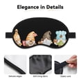 thumbnail image 3 of Salouo Coffee Gnome (2) Pattern Eye Masks, 1-Pack Sleep Mask Eye Cover Washable Sleeping Eyeshade Block Sleep Shade Cover Light Reduces Traveling Gifts, 3 of 7