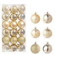 thumbnail image 5 of CHGBMOK 36 Pieces 1.18"/3cm Shatterproof Christmas Ball Ornaments Xmas Tree Pendant Balls for Wedding Birthday Party Gold, 5 of 6