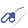 thumbnail image 3 of Elderly Toenail Scissors, Curved End Prevent Ingrown Toenails Long Handle Toenail Clippers With Toenail File For Nail Shop For Household, 3 of 8