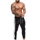 thumbnail image 1 of Cinturón a rayas para hombre Tapeta Cremallera Decoración Personalidad Pequeño bolsillo para el pie Pantalones casuales Pompotops oipoqjl23138, 1 of 6