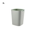 thumbnail image 3 of Injueey Minimalist Trash With Opening Office Minimalist Trash Convenient Can Household Trash Trash Trash Dustbins Trash Suministros de limpieza para el hogar verde 8L, 3 of 6
