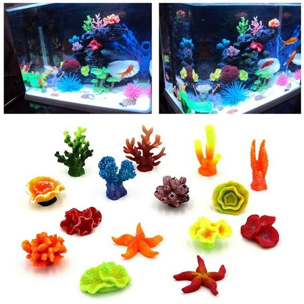 Kernelly Resin Coral Decoration Colorful Fish Aquarium Decoration Artificial Coral for fish Tank