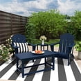 thumbnail image 4 of Paradise 4-Piece Set Folding Adirondack Chair with Coffee Table and Side Table, 4 of 9