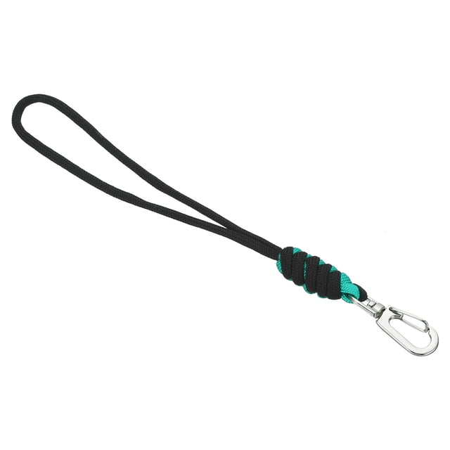Unique Bargains Wrist Lanyard Wristlet Lanyards Hand Wrist Strap Card Holder Keychain Green