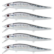 FREE FISHER 20pcs/Set Minnow Crankbait KO 12cm 12g Version Hard Fishing Lures Holographic Slow Sinking Jerkbaits with Weight Transfer System