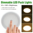 thumbnail image 6 of Facon 4.5" DC 12V RV LED Dome Light Fixture with Touch Dimmable Switch, 4W RV Boat LED Ceiling Puck Light, Ultra Slim RV Interior Lighting for RV/Trailer/Camper/Boat Warm White 3400K, 6 Pack, 6 of 10