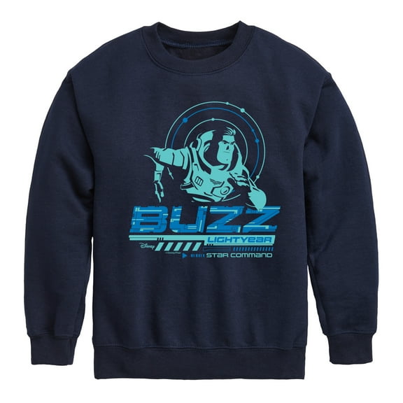 Lightyear - Blue Buzz - Toddler And Youth Crewneck Fleece Sweatshirt