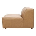 thumbnail image 4 of Moe's Home Collection Form Slipper Chair Sonoran Tan Leather Leather, 4 of 8