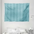 thumbnail image 1 of Dolphin Tapestry, Ocean Fauna Collection Dolphin Silhouette with Blue Color Scheme Abstract, Wall Hanging for Bedroom Living Room Dorm Decor, 80W X 60L Inches, Pale Blue Dark Blue, by Ambesonne, 1 of 2