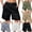 #001 Black, variant on Womens Cargo Shorts Trendy Casual Knee Length Work Short Golf Hiking Running Sweat Pants Tracksuits Bottoms Summer Half Pants Ladies Bermuda Shorts with Pockets Loose Y2k Streetwear