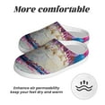 thumbnail image 6 of Disketp Colorful Balloon Cake Celebration Women's Men's Slippers Plush Slip-On House Slipper for Winter Indoor Soft Cushion Non-slip Fluffy Slides Slippers-46/47, 6 of 7