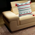 thumbnail image 4 of Funda de almohada estampada moderna tejida estilo bohemio rojo, 4 of 9