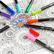 BIC Intensity Fineliner Felt Pens, Fine Point (0.4 mm), Assorted Colors, 10-Count