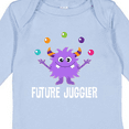 thumbnail image 4 of Inktastic Juggling Monster Future Juggler Boys or Girls Long Sleeve Baby Bodysuit, 4 of 5