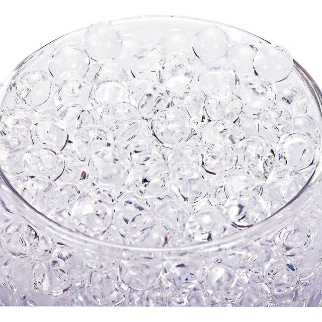 SAILING Perlas de Agua, 3000 Piezas Perlas de Relleno de Jarrón Piedras Preciosas Perlas de Gel de Agua Perlas de Cristal Crecientes Decoración de Centro de Mesa de Boda