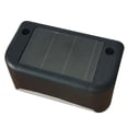 thumbnail image 3 of Lámpara de luz de energía solar LED al aire libre Lámpara de cubierta de jardín Decoración de patio trasero Blanco Luz Negro Sharpla luz de cubierta al aire libre, 3 of 8