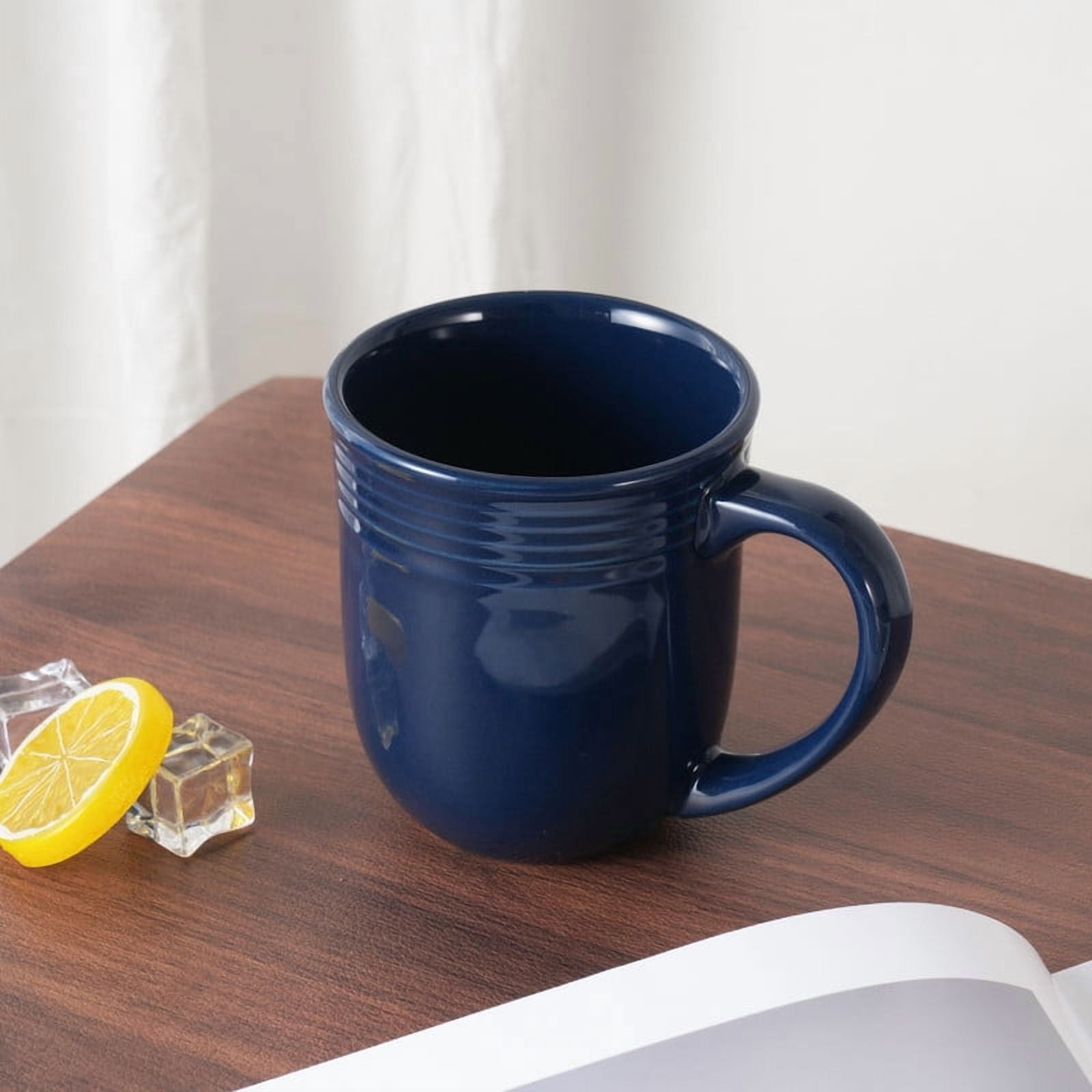 Mainstays Chiara Stoneware 16.5-oz Navy Mug