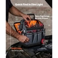 thumbnail image 6 of KFFKFF 13.2-Inch Tool Bag with 39 Pockets, Open Top Organizer for Tools, Durable Hard Plastic Base, Adjustable Shoulder Strap, Ideal for DIY Projects and Jobsite Maintenance, 6 of 9