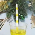 thumbnail image 3 of Disposable Drinking Fruit Paper Straws, Pack 100 Lemon, 3 of 5