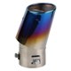 thumbnail image 4 of DQrwqpou Silenciador escape acero inoxidable con punta silenciador escape automóvil 63 mm 1.5L-2.2L (curva azul), 4 of 9