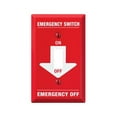 thumbnail image 1 of Amerelle C972T 1 Bascule Plaque Murale d'Urgence Pro-Rouge, 1 of 1