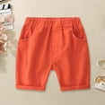 thumbnail image 2 of Xijirk Toddler Boys Loose Fit Shorts Elastic Waist Comfort Breathable Casual Pants for Outdoor Everyday Wear,5-6 Years, 2 of 4