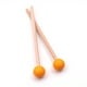 thumbnail image 2 of Baquetas 1 par de mazo de tambor de lengua, instrumento de percusión de marimba, baquetas (amarillo) Tmvgtek Para Estrenar, 2 of 3