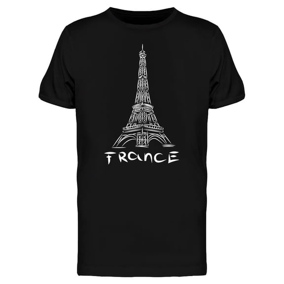 Eiffel Tower Of France Tee Men's -Image by Shutterstock