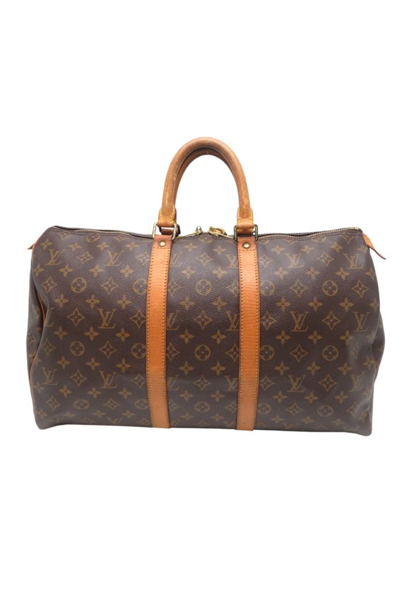 Pre-Owned Louis Vuitton Keepall 45 Boston Bag for Women and Men, M41428 (Discontinued) Monogram...