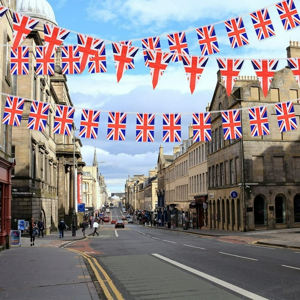 Banderines con la bandera de Inglaterra BuyWeek 25 unidades ultrarresistentes
