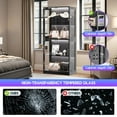 thumbnail image 6 of VANACC 32"×16" Display Cabinet with Glass Doors and RGB Lights, 4-Tier Storage Display Case, Adjustable Shelves, MDF and Tempered Glass, Black, 6 of 10