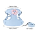 thumbnail image 3 of Arnés tipo chaleco suave y transpirable para perros con correa incluida – Chaleco acolchado a prueba de escapes para perros y gatos pequeños y medianos – Chaleco ajustable para paseos al aire libre, 3 of 6