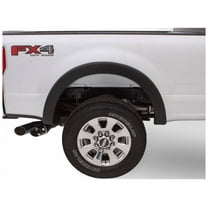 Bushwacker by RealTruck OE Style Factory Rear Fender Flares | 2-Piece Set, Black, Smooth Finish | 20108-02 | Compatible with 2017-2022 Ford F-250 w/ 6.8' or 8.2' Bed, F-350 Super Duty w/ 8.2' Bed