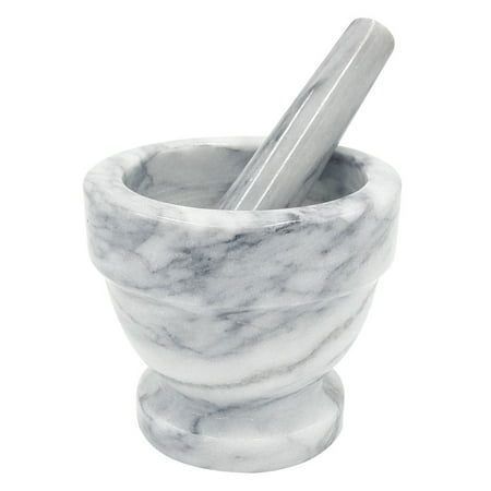 

Mortar and Pestle White Marble 4.75 X 4.25 Inch