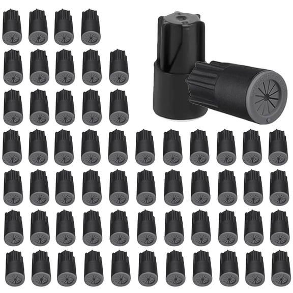 60PCS Waterproof Outdoor Wire Electrical Connectors,Sealant Twist Nuts Caps Cable Terminal Connector Gel for Landscape Light, Building Application, Wet Location Installation, 22AWG-14AWG, Small Size