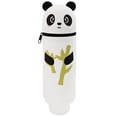 thumbnail image 2 of Clearance Office&Craft&Stationery under $5,Panda Silicone Pencil Case 2 In 1 Soft Silicone Case Kawaii Table Pen Holder Pencil Holder Cute Pencil Case Zipper Foldable Pen Bag, 2 of 9
