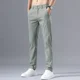 thumbnail image 4 of Pantalones de verano finos para hombre, pantalones casuales rectos para hombre, pantalones clásicos a rayas de talla grande, moda 2024, nuevos en oferta de poliéster de alta calidad, 4 of 5