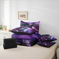 thumbnail image 6 of Manfei Cartoon Animal Dragon 7-Piece Twin Bedding Sets,Galaxy Planet Starry Night Bedding Comforter Set,Western Fansty Theme Sheet Sets For Girls Kids,Breathable Home Decor Reversible, 6 of 8