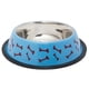 thumbnail image 1 of Tazón Azul Diseño de Huesos Para Mascota de Acero Inoxidable 1.892 l Grand Pet, 1 of 1