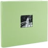 Linen Postbound Album with Window