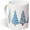 Blue Christmas Tree, variant on Farmhouse Ceramic Coffee Mug 11 Oz(330ml) Tea Cup, Winter Christmas Holiday Coffee Mug Gifts For Women Teenage Girls (Green Merry Christmas)