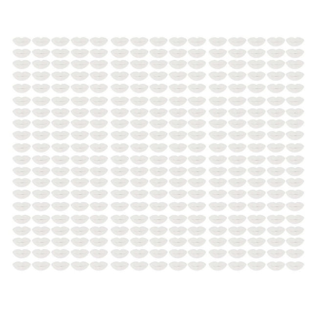 Lot de 300 masques pour les lèvres en pur coton, double couche, jetables, hydratants, avec bords pressants, tampons en papier pour le soin des lèvres