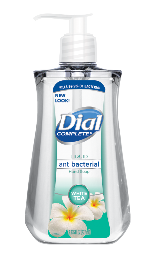 Dial Antibacterial Liquid Hand Soap, White Tea, 9.375 Ounce Bonus Pack