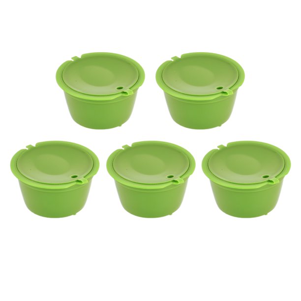 Cápsula de Café Reutilizable, Copa de Filtro de Café de 50 mm de 50 ml Con Cuchara, Compatible Con Modelos Melody, Genio, Mini ME, Sperating Y Circolo