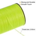 thumbnail image 4 of Unique Bargains Fil Ciré en Polyester Vert Jaune, 175 Verges, 4 of 5