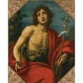 thumbnail image 3 of Matteo Rosselli 15x18 Black Modern Framed Museum Art Print Titled - Saint John the Baptist, 3 of 5