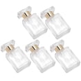 thumbnail image 4 of Botella De Perfume, 5 Piezas De Vidrio Transparente Botella De Aceite Esencial Vacía Botella De Perfume Recargable Portátil De Viaje Botellas De Spray Vacías Contenedor, 4 of 7