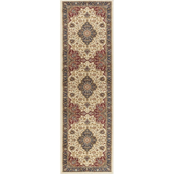 Tayse Sns47828 Sensation Kirsten 2 1/4' X 7 1/4' Traditional Runner